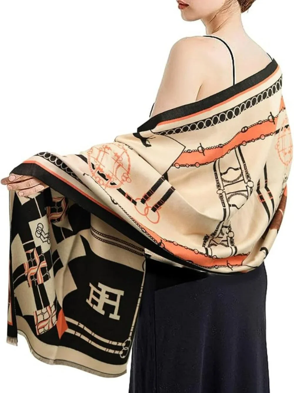 NEW! LUXURY HIGH END VIBES WRAP SCARF SHAWL BLANKET